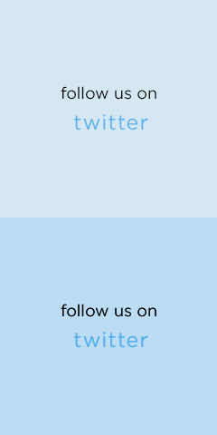 follow us on twitter